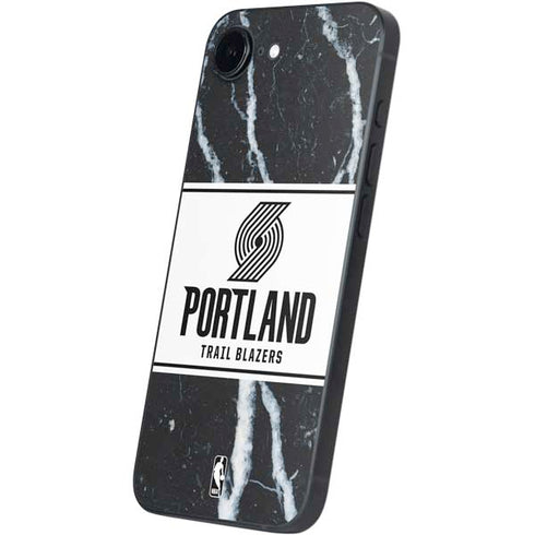 NBA Portland Trail Blazers Marble iPhone 16e Skin